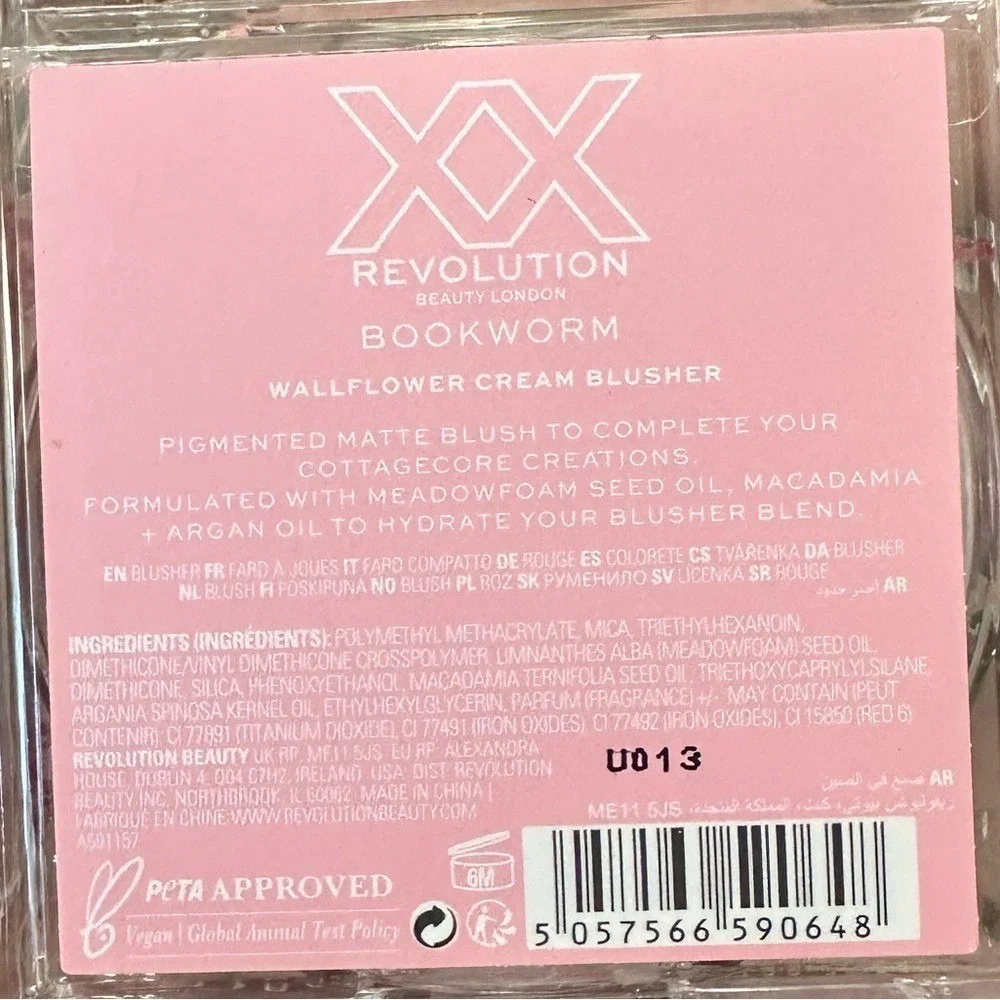 Bookworm | XX Revolution Botanical Wallflower Cream Blusher